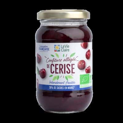 Confiture allégée de cerise bio