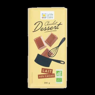 Chocolat au lait pâtissier