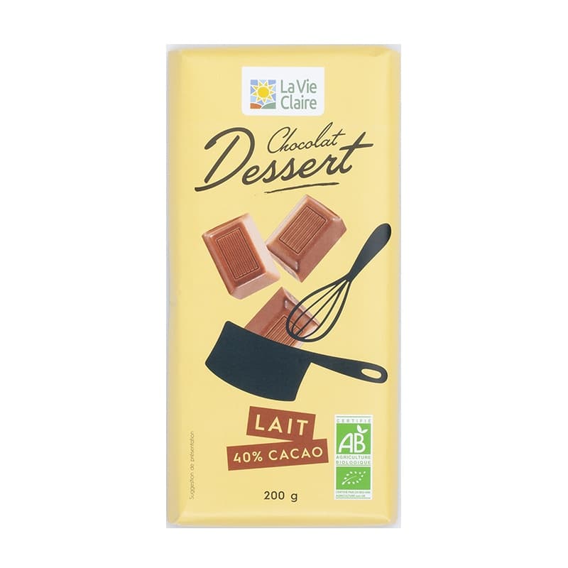 Chocolat au lait pâtissier