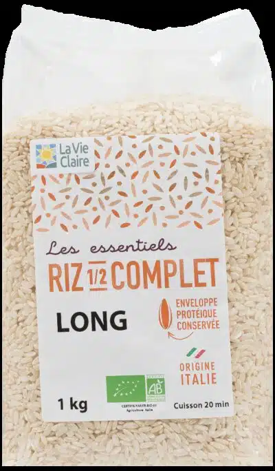 Riz Italie long 1/2 complet bio