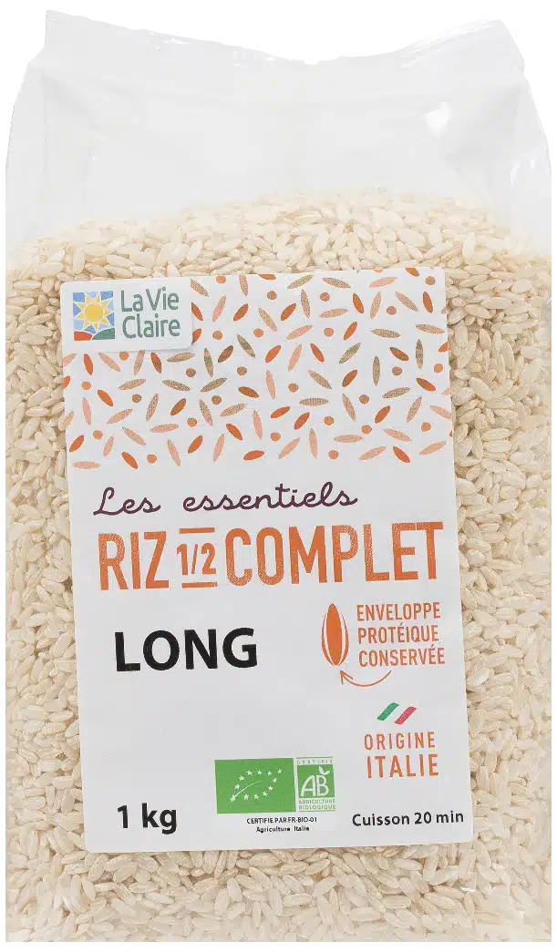 Riz Italie long 1/2 complet bio