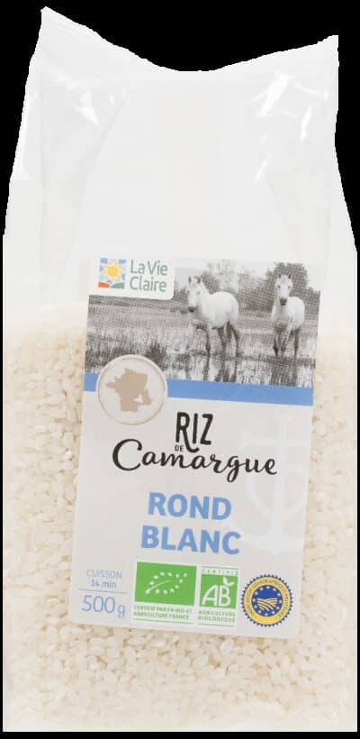 Riz de Camargue IGP rond blanc bio 500g La Vie Claire