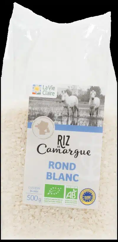 Riz de Camargue IGP rond blanc bio 500g La Vie Claire