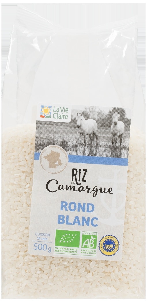 Riz de Camargue IGP rond blanc bio 500g La Vie Claire