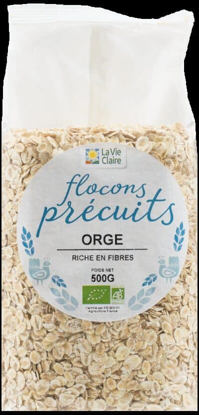Flocons d'orge précuits bio