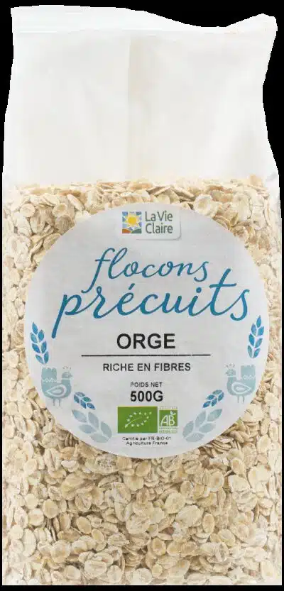 Flocons d'orge précuits bio