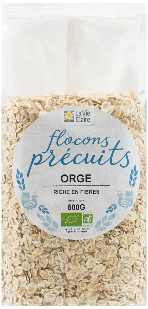 Flocons d'orge précuits bio