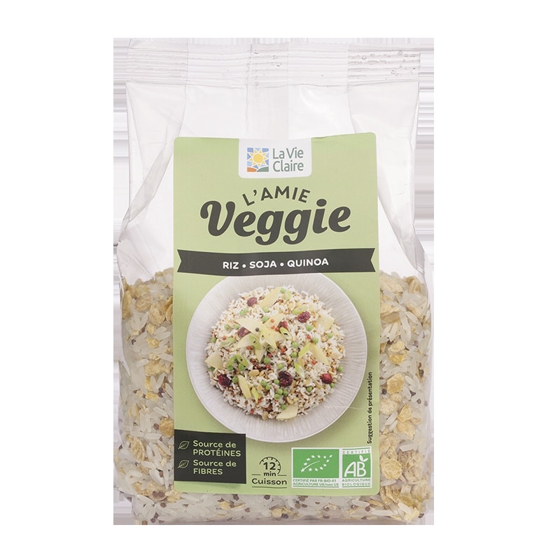 Mélange express riz, soja et quinoa bio
