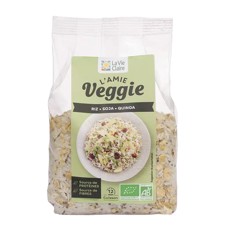 Mélange express riz, soja et quinoa bio