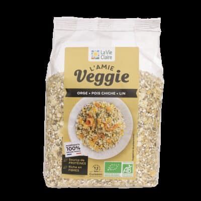 Mélange express orge, pois chiches et graines de lin bio