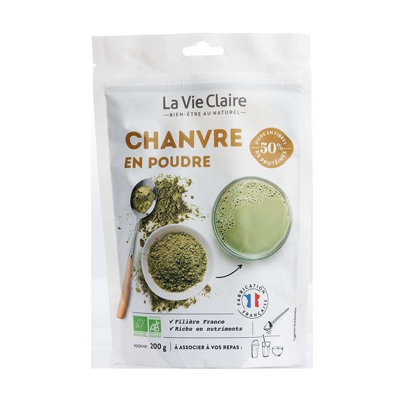 Protéines de chanvre poudre bio