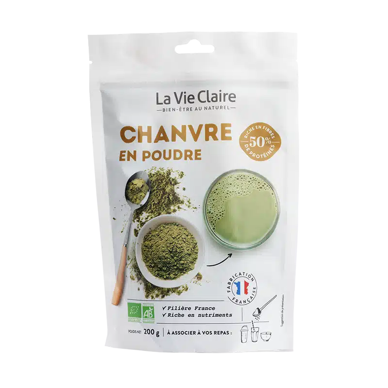 Protéines de chanvre poudre bio