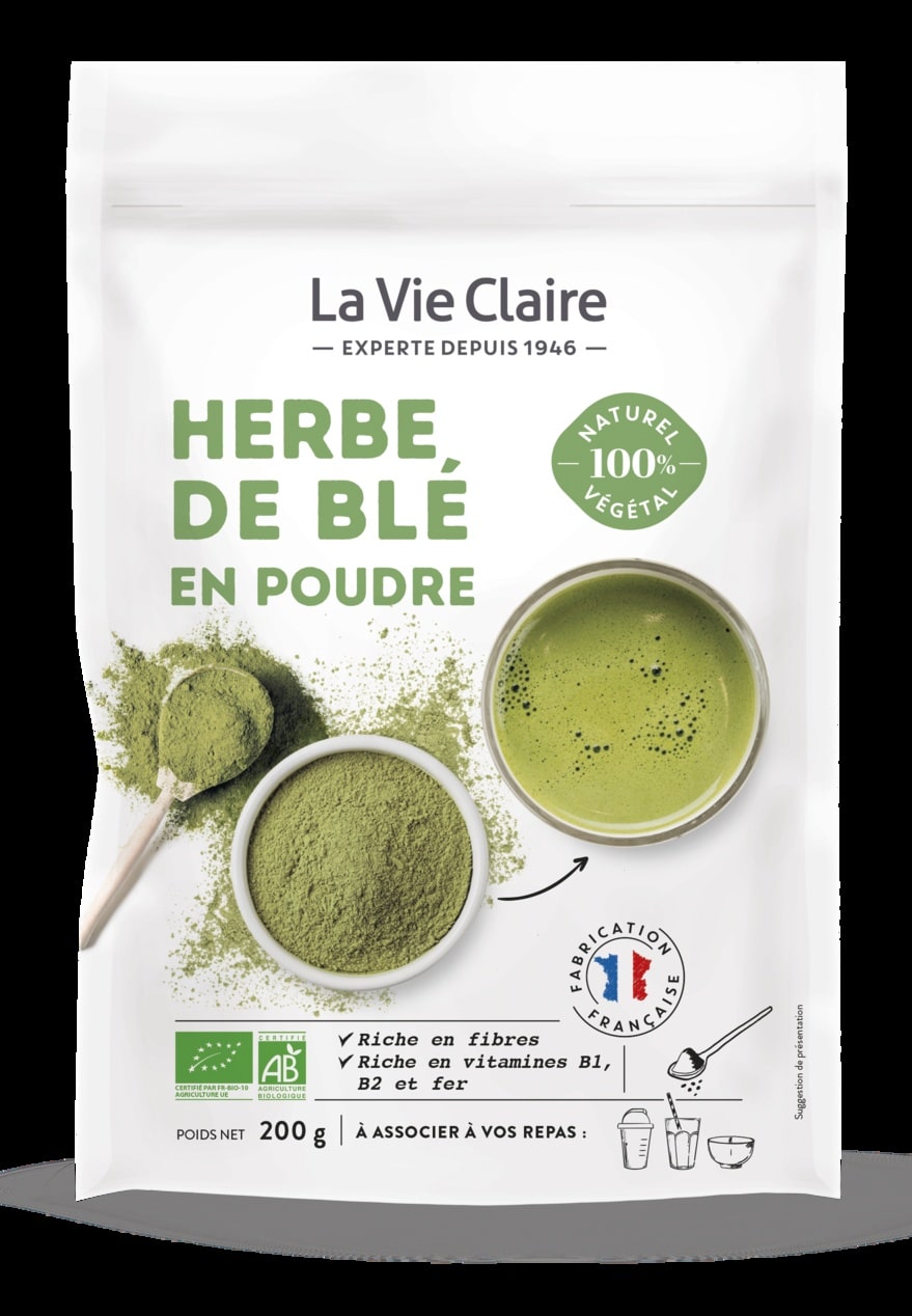 Herbe de blé bio