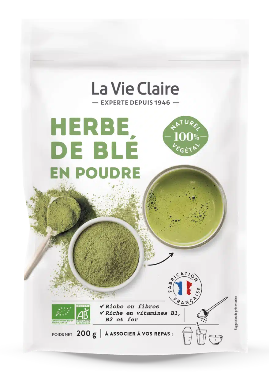 Herbe de blé bio