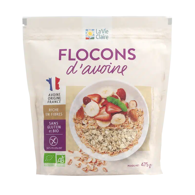 Flocons d'avoine sans gluten