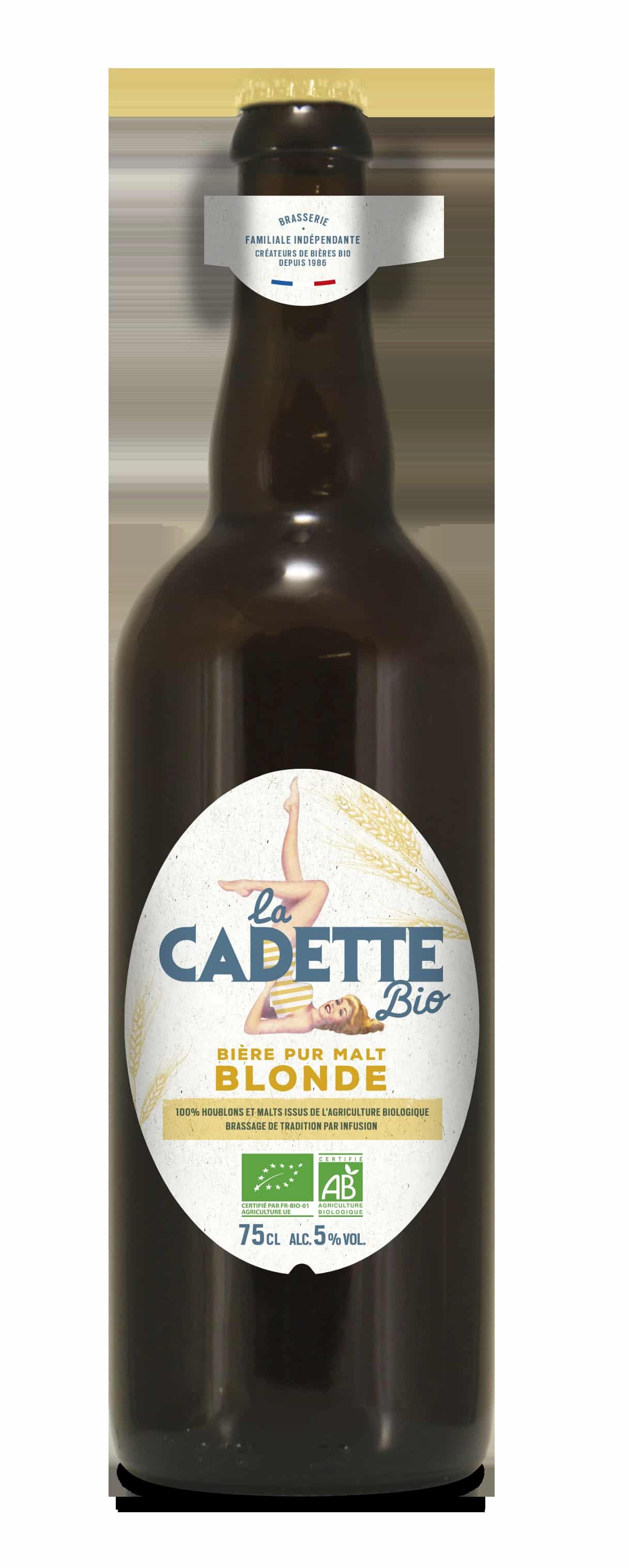 Bière cadette blonde bio