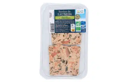 Terrine de saumon wakamé et citron confit bio