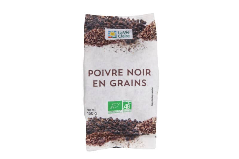 POIVRE NOIR en grains de Madagascar bio