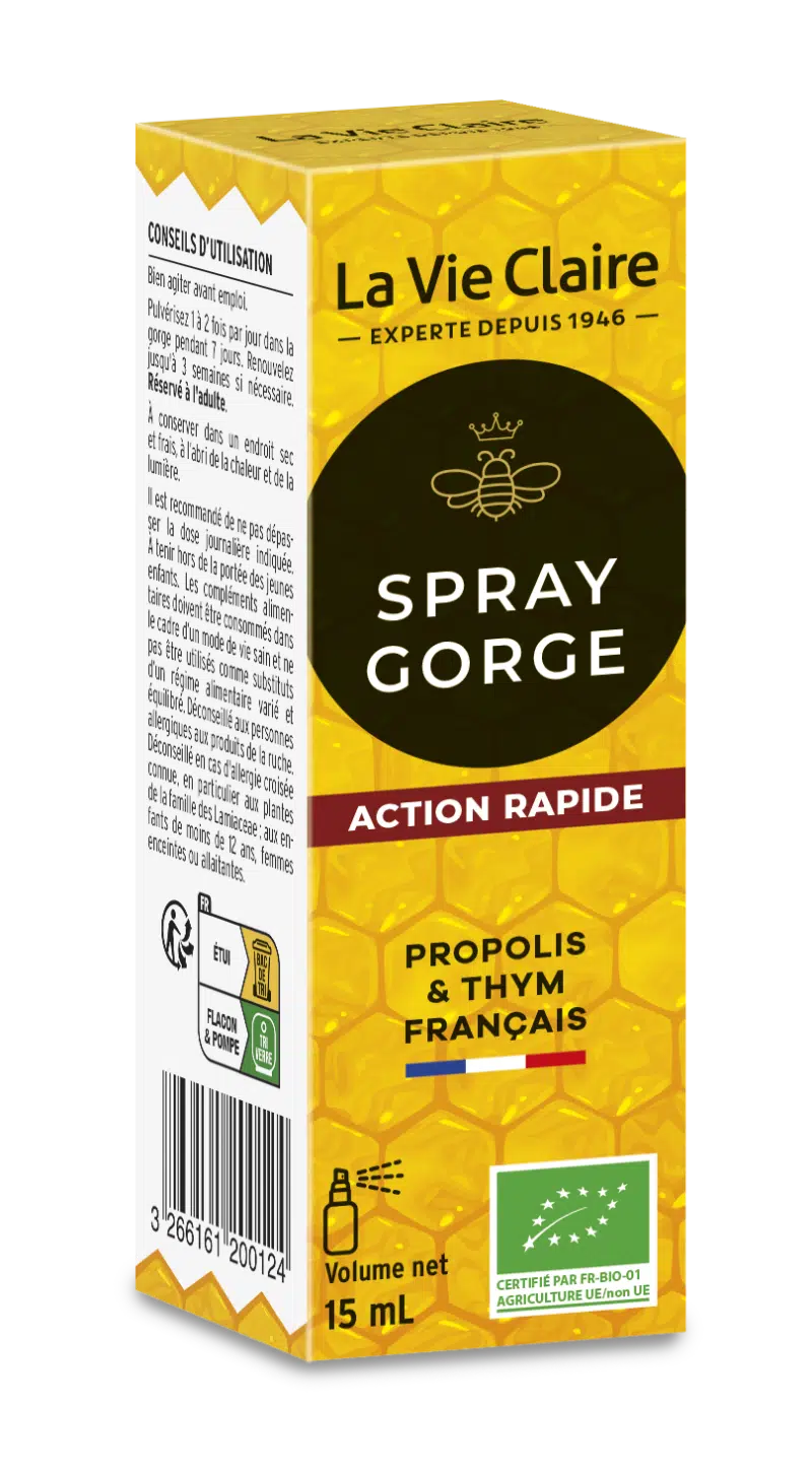 Spray gorge action rapide