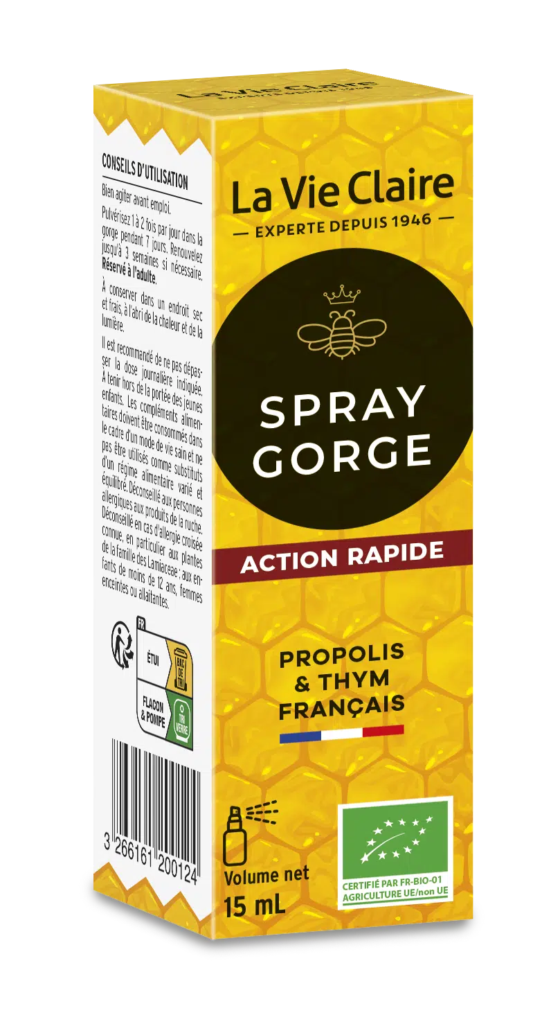 Spray gorge action rapide
