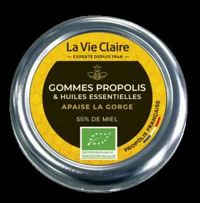 Gomme pour la gorge propolis x40
