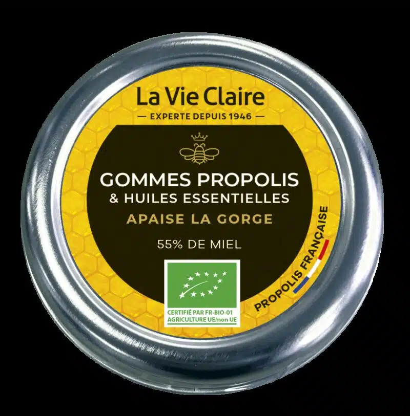 Gomme pour la gorge propolis x40
