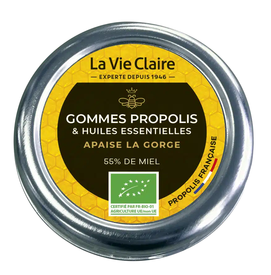 Gomme pour la gorge propolis x40