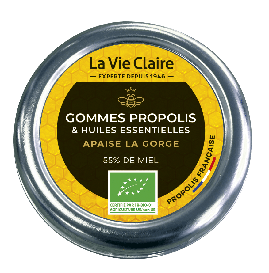 Gomme pour la gorge propolis x40