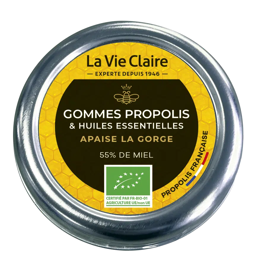 Gomme pour la gorge propolis x40