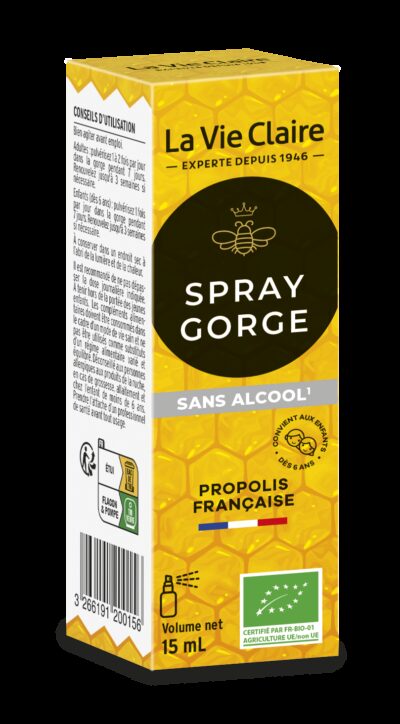 Spray gorge sans alcool