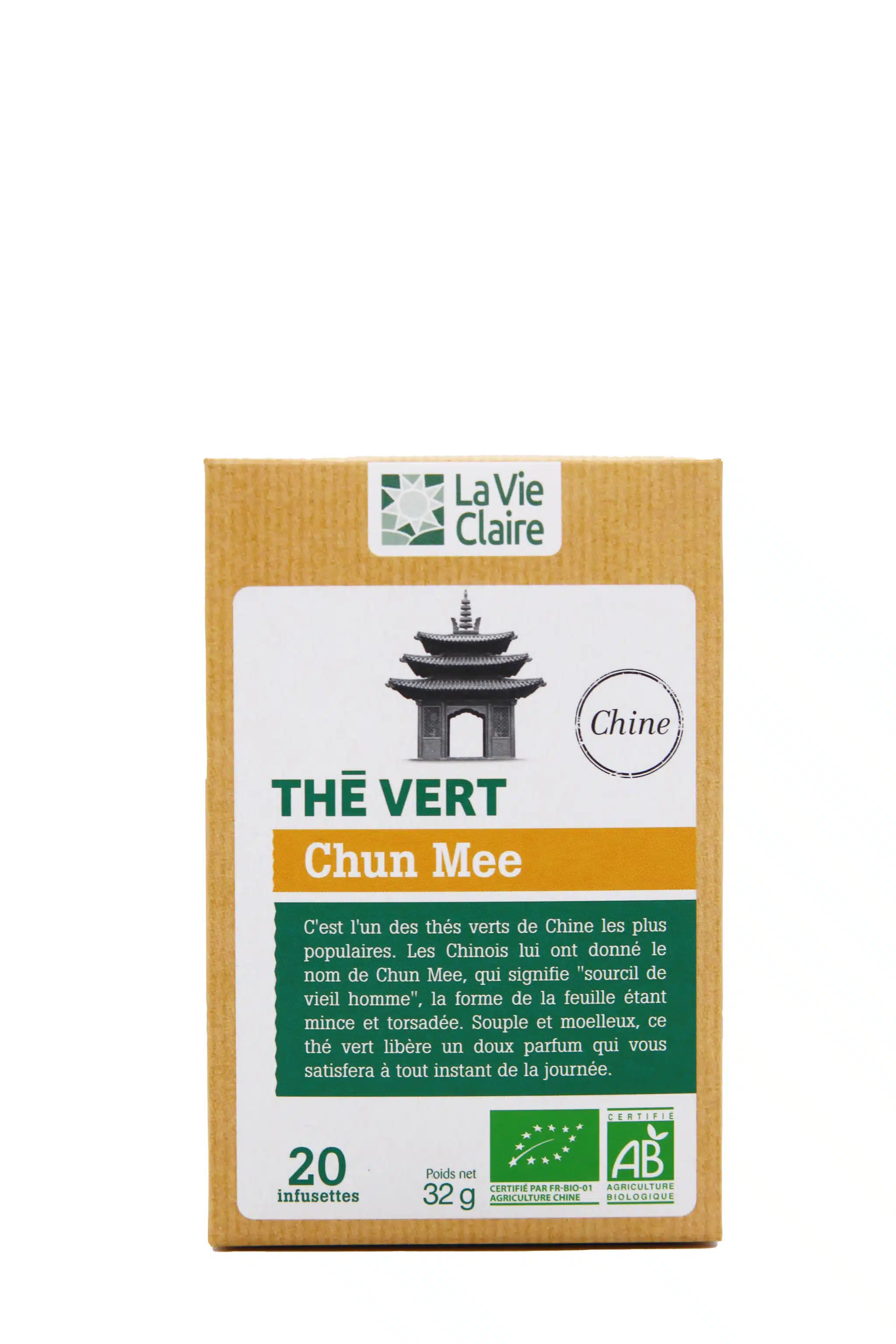 Thé vert Chun Mee bio