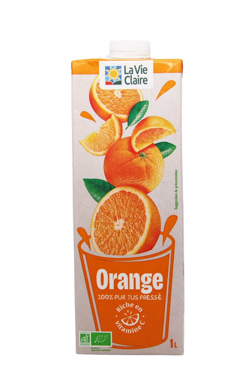 Pur jus d'orange bio