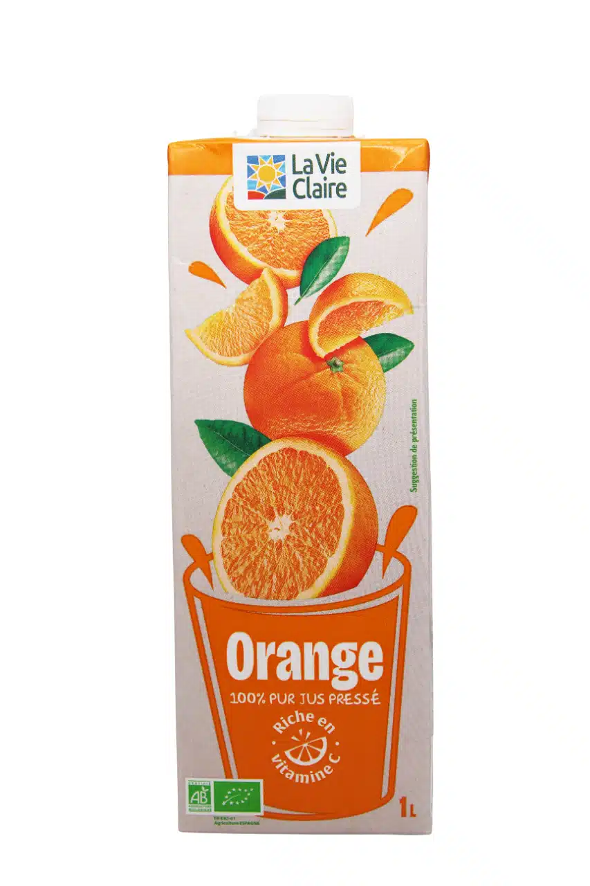 Pur jus d'orange bio