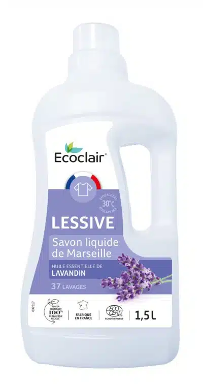 Lessive à l'huile essentielle de lavandin