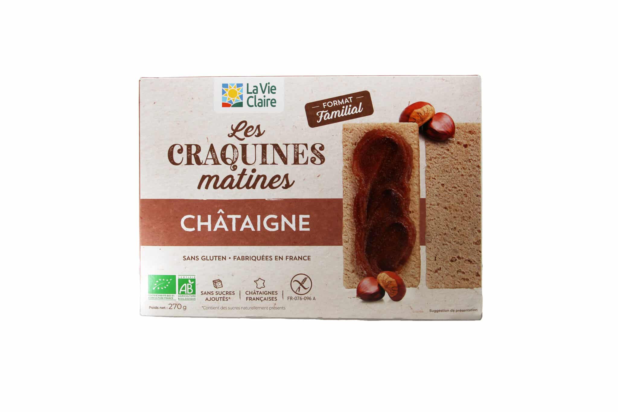 Tartines craquantes châtaigne 270g