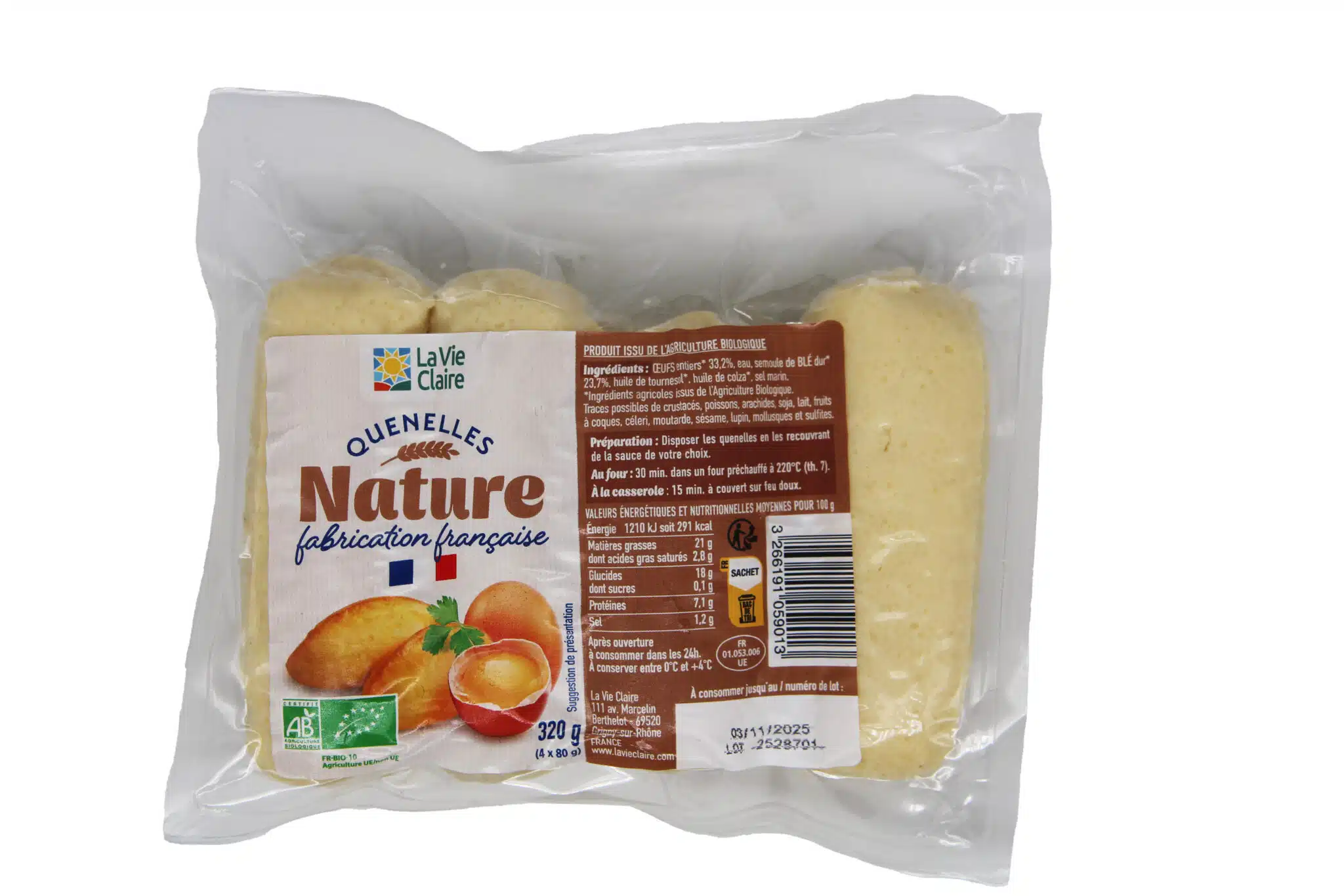 Quenelles natures