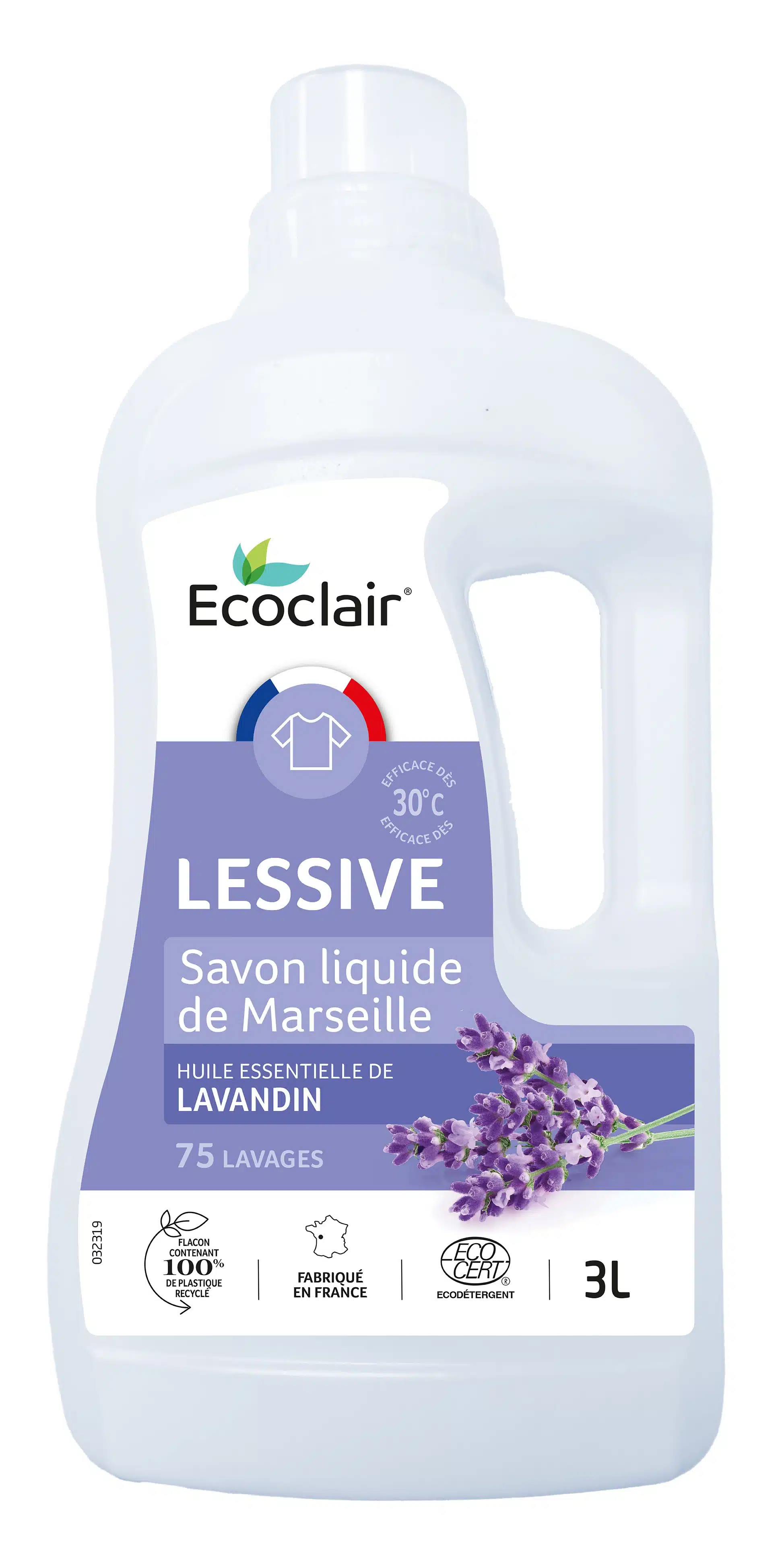 Lessive à l'huile essentielle de lavandin