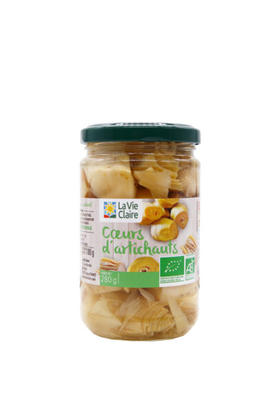Coeurs d'artichauts au naturel bio