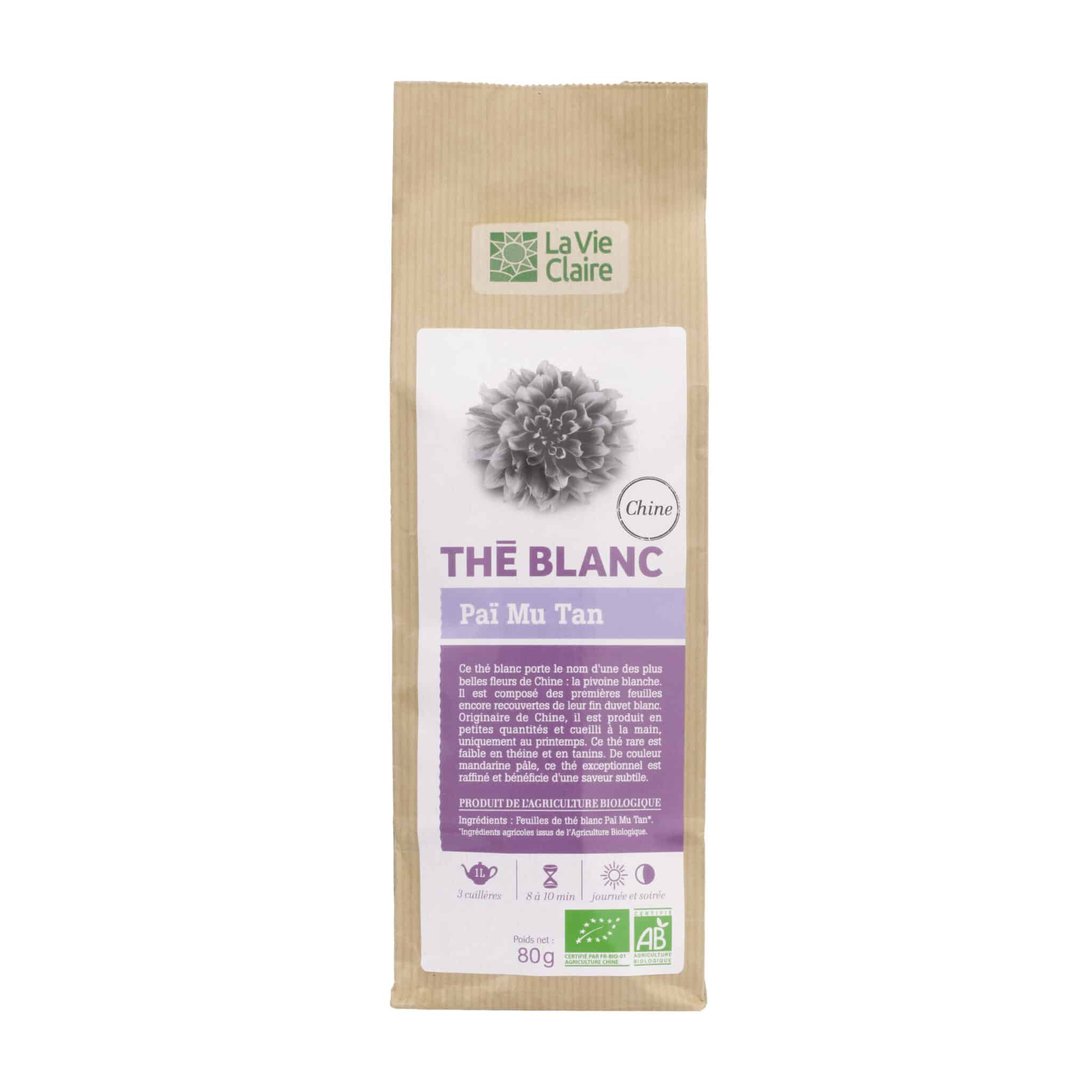 Thé blanc Pai Mu Tan bio