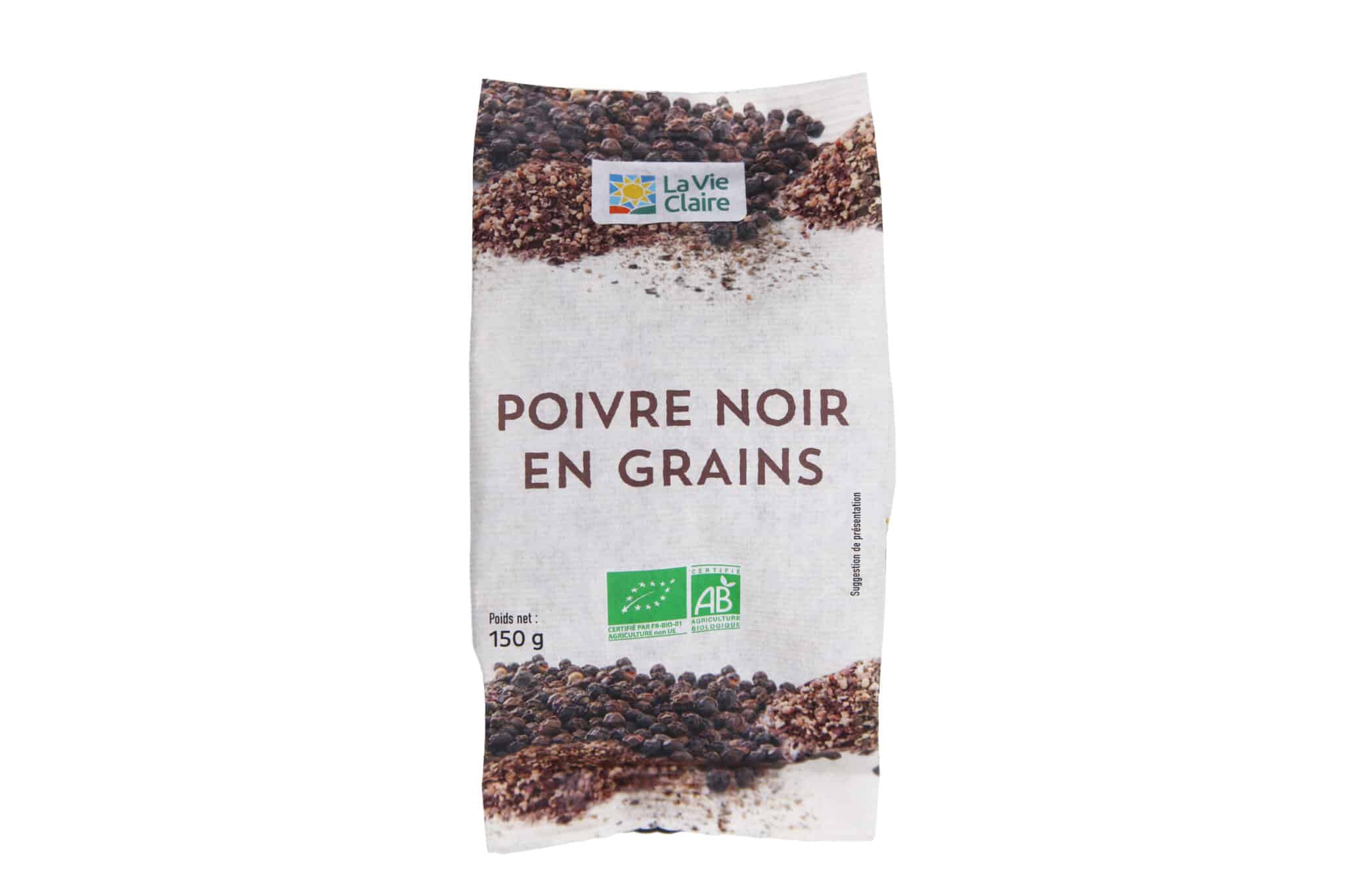 POIVRE NOIR en grains de Madagascar bio