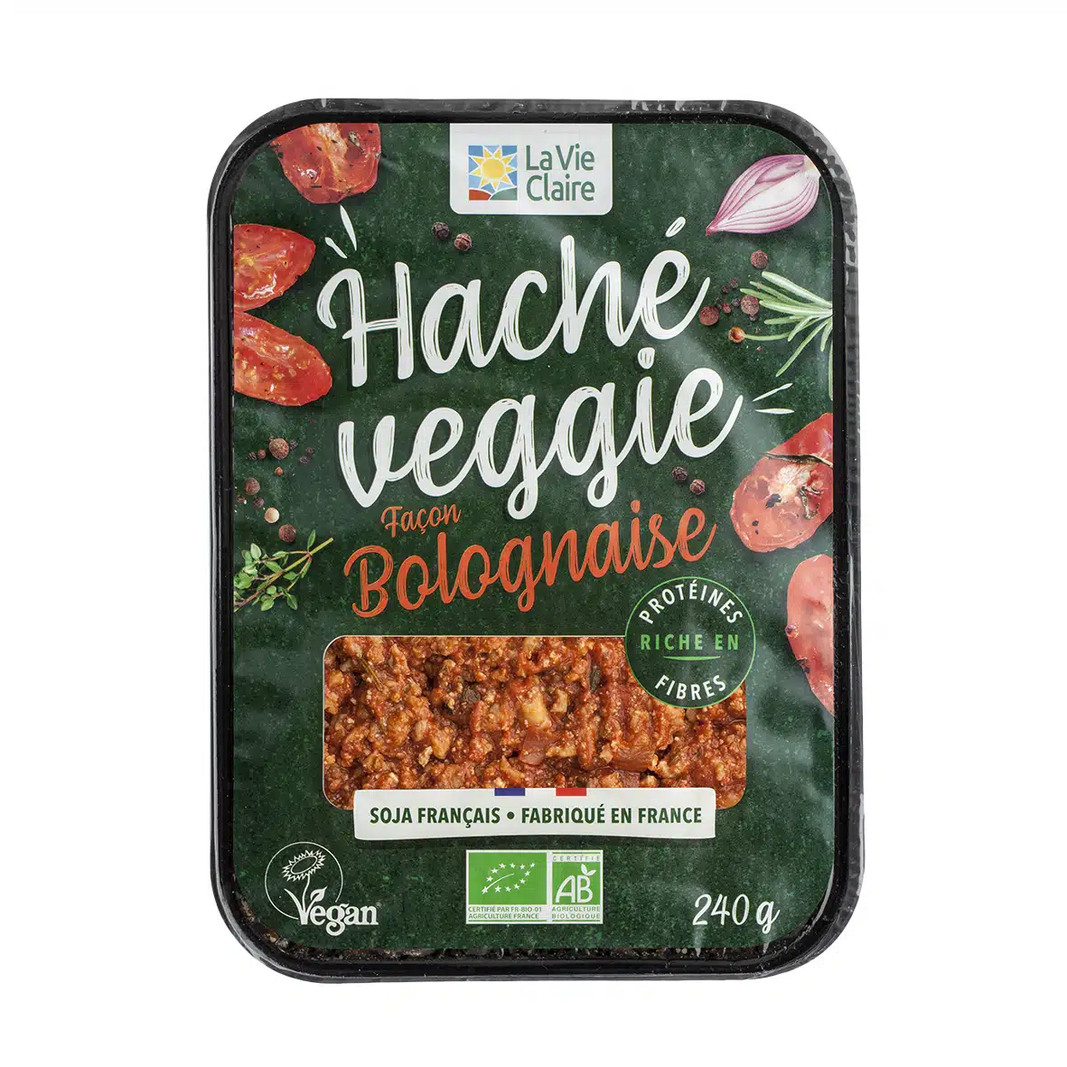 Haché végétal bolognaise bio