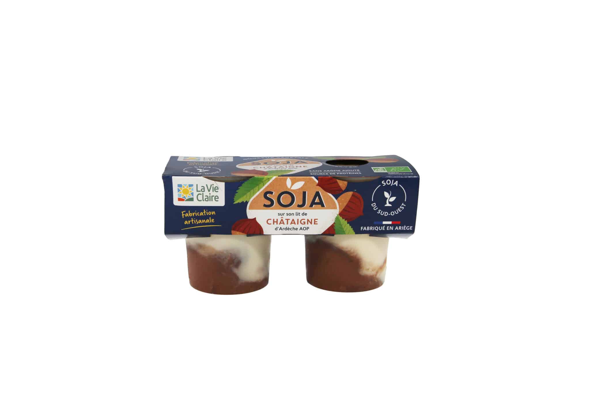 Dessert Soja bicouche chataigne bio