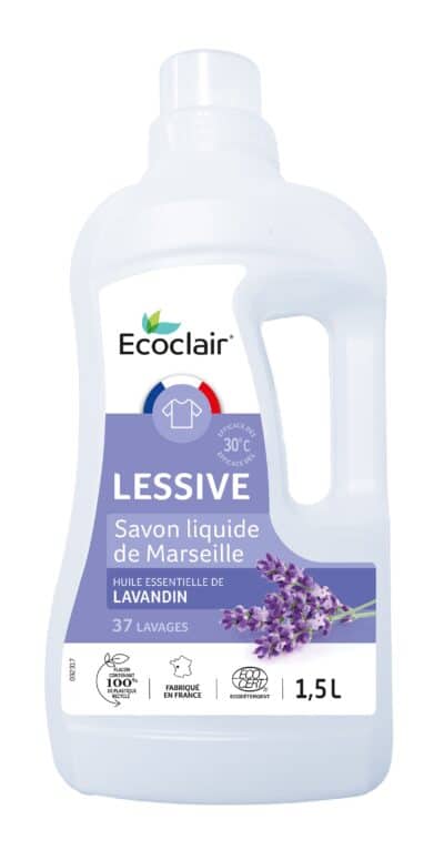 Lessive à l'huile essentielle de lavandin
