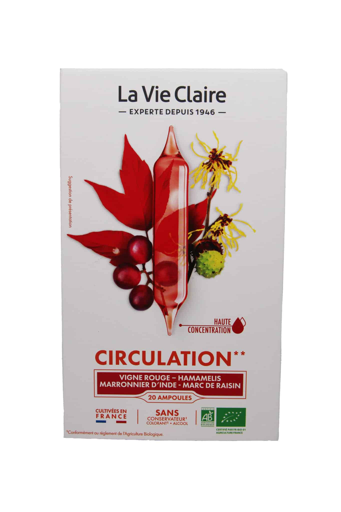 Circulation - 20 ampoules bio