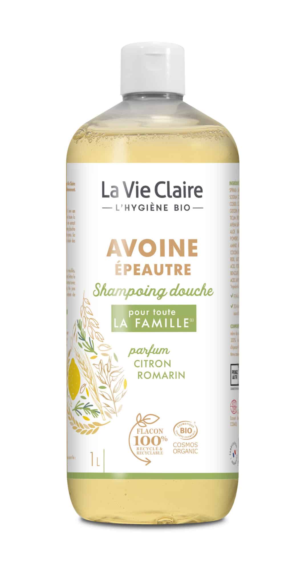 Shampoing douche à l'avoine