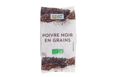 POIVRE NOIR en grains de Madagascar bio