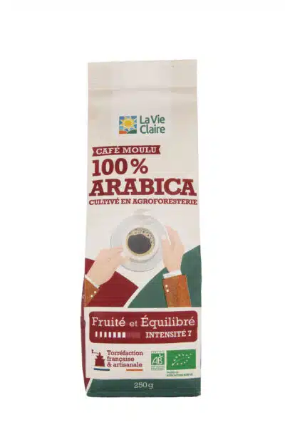 Café pur arabica moulu bio