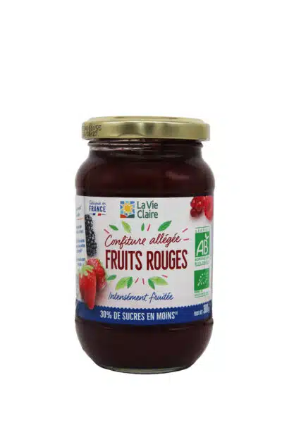 Confiture allégée de fruits rouges