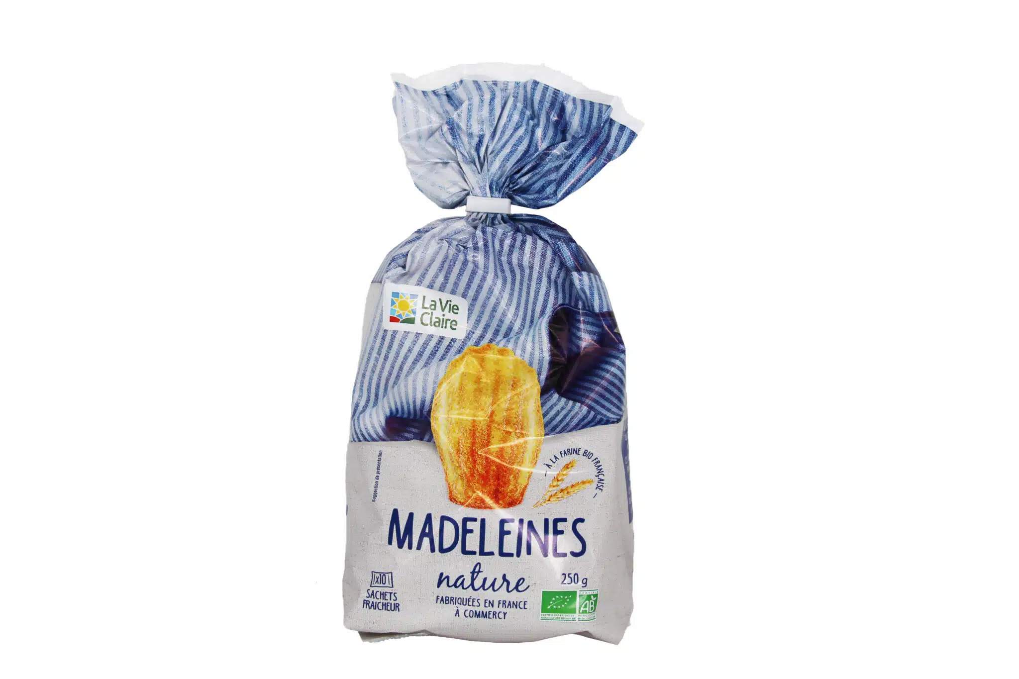 Madeleines aux oeufs bio