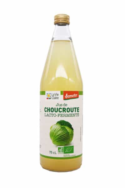 Jus de choucroute lacto-fermenté bio